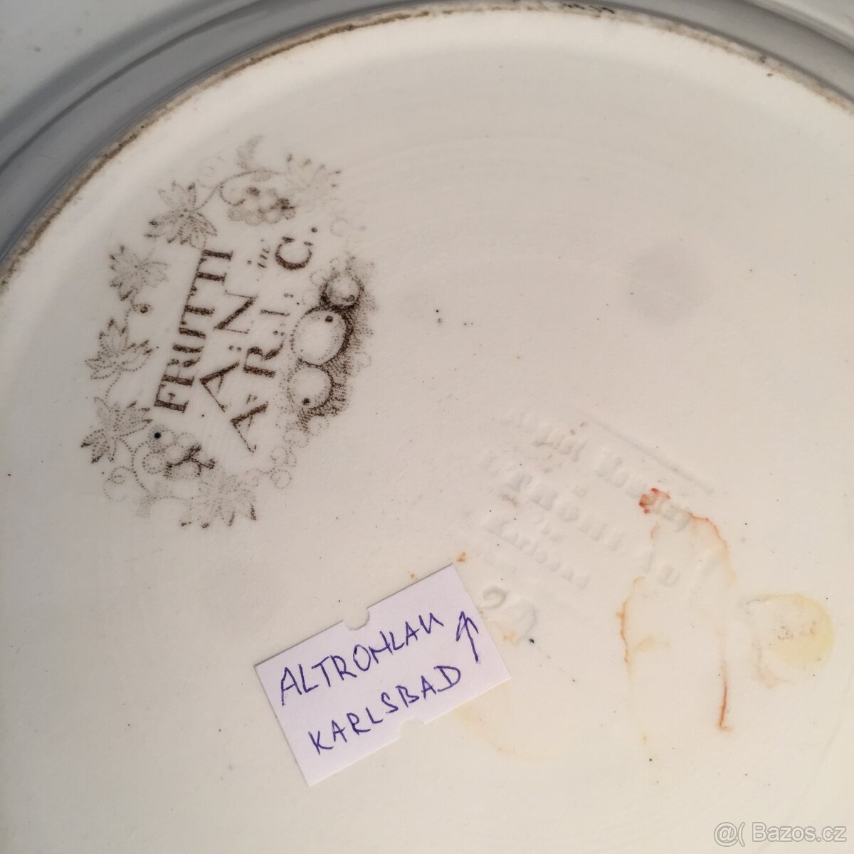 200 let staré talířeAltrohlau Karlsbad Prag 1850 - 10