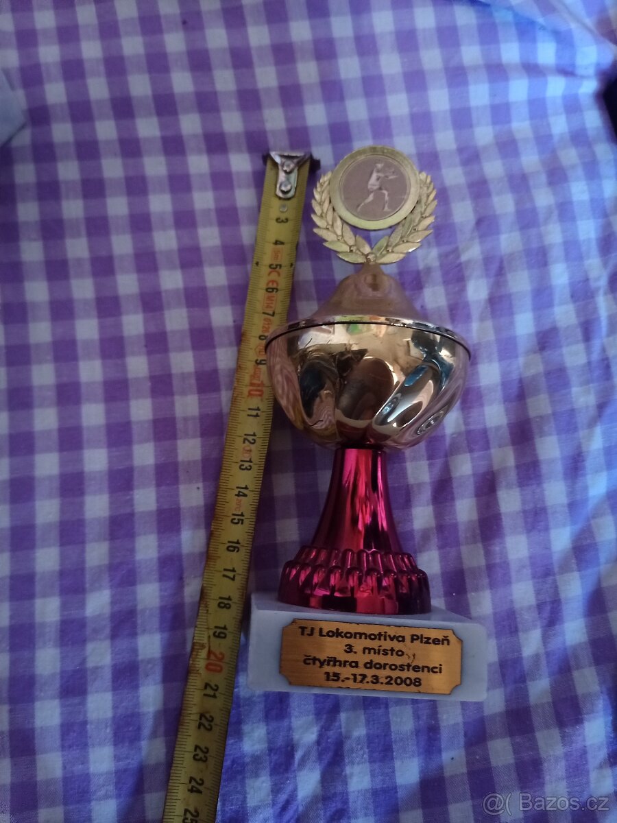 Prodám poháry, trofeje kus 50 Kč - 10