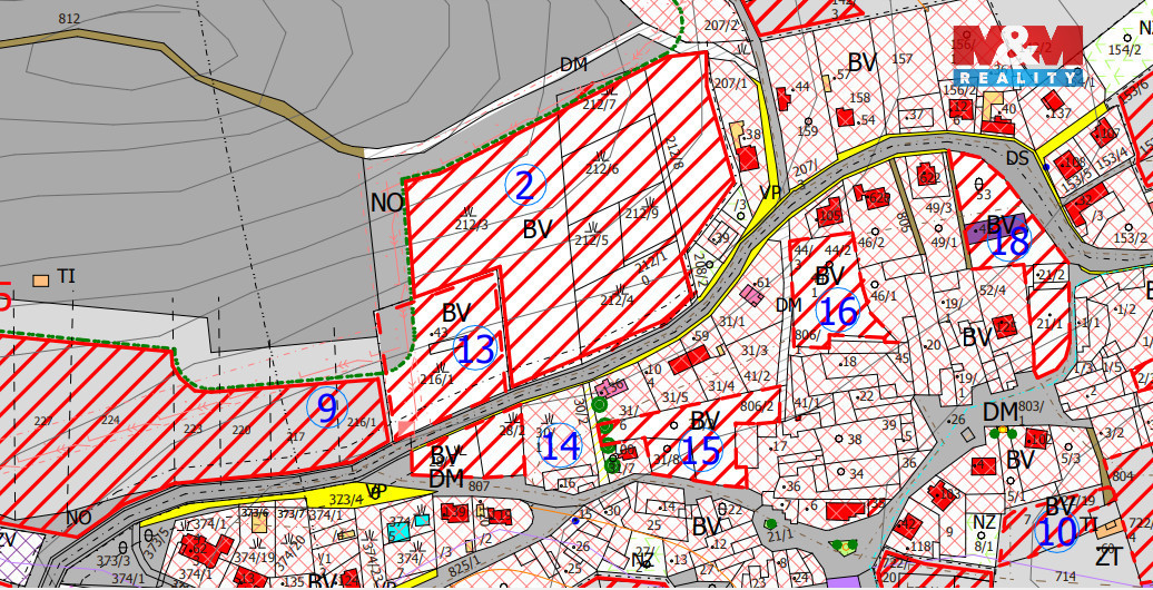 Prodej pozemku, 949 m², Drachkov - 10