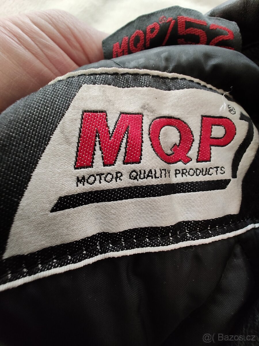 Kožená pánská moto bunda 52 - 10