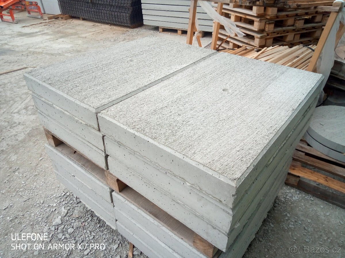 Silniční betonové panely, betonové bloky - 10