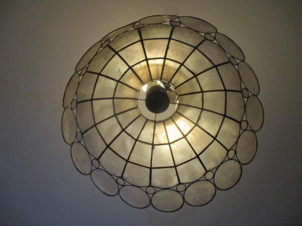 lustr, světlo, stínidlo, vitrážový, styl Tiffany - 10