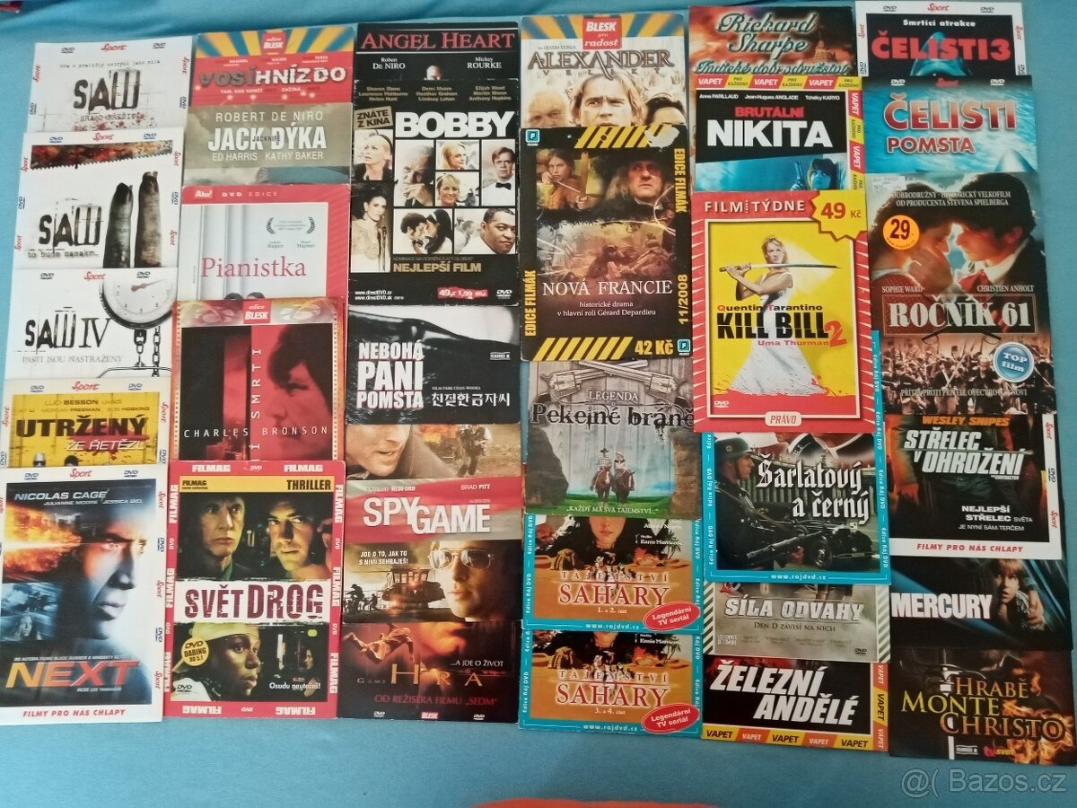 Stovky orig.DVD v pošetkách od 9 Kč - 10