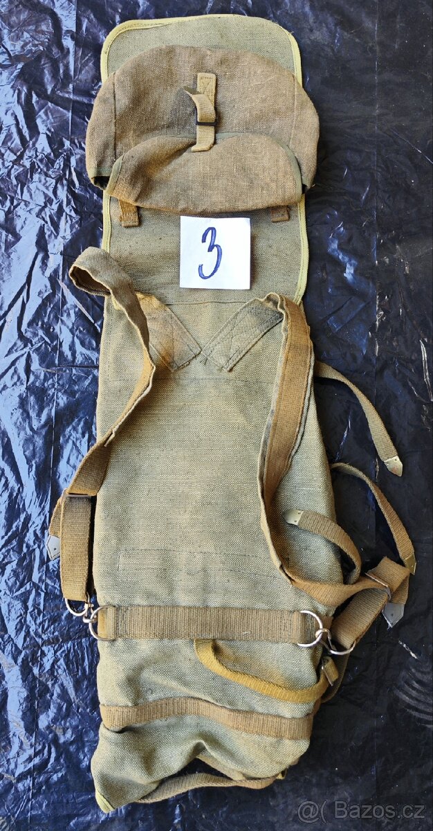 Staré trampské batohy - Opusky, Usárny, Uesky 1 - 10