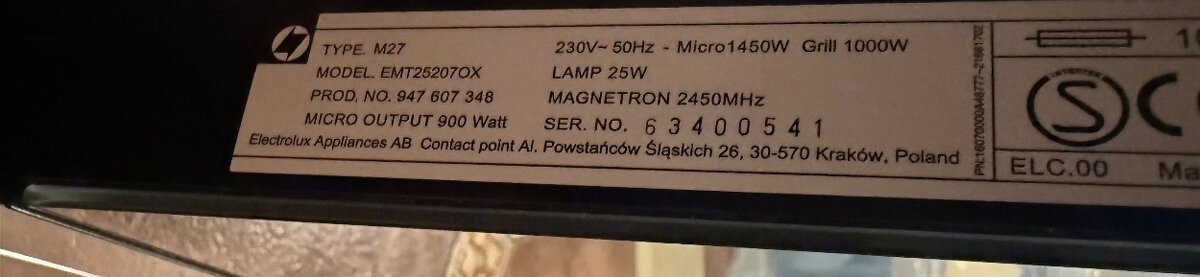 Vestavná mikrovlnná trouba EMT25207OX - 10