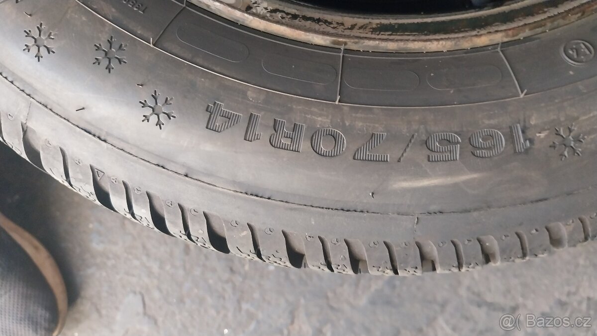 Zimní sada Škoda Fabia pneu 165/70/14 Dunlop - 10