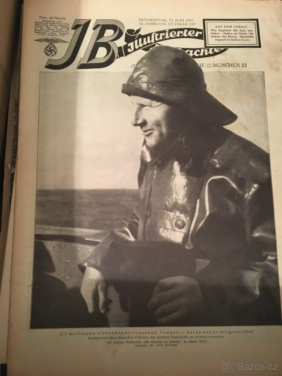 Unikátní sbírka Německých válečných novin z 2sv. 110 ks - 10