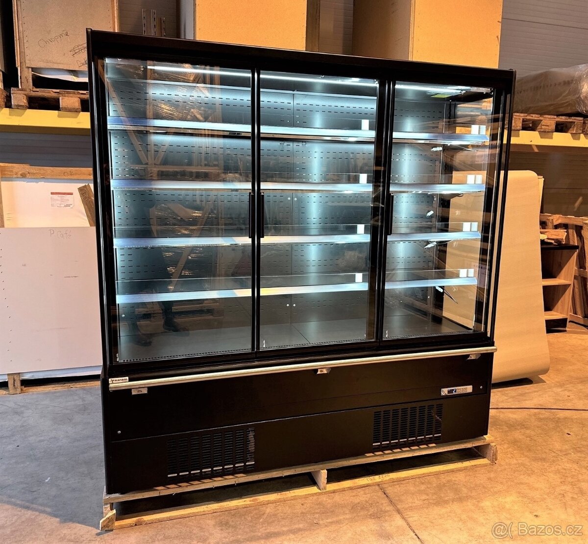 Chladící vitrína 2m SLIM s agregátem – hloubka 60 cm - 10