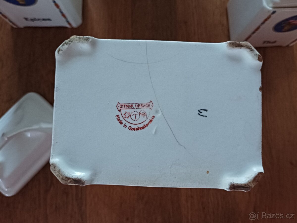 STAROŽITNÉ ART DECO KOŘENKY DITMAR URBACH EXPORT DO FRANCIE - 10