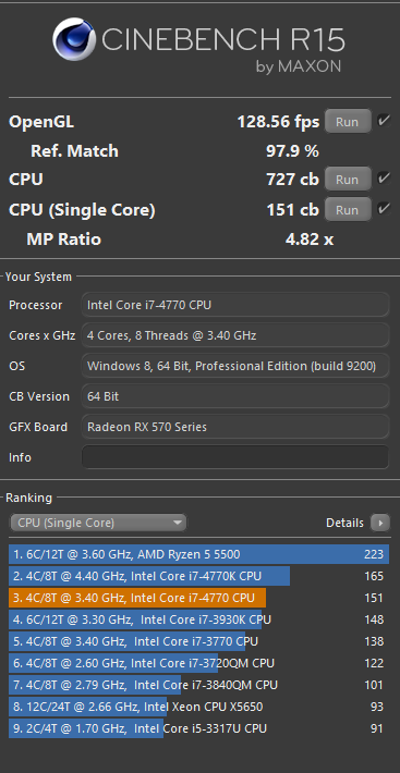 PRODÁNO Intel i7 4770 , RX 570 4GB, 16GB RAM DDR3, 256GB SSD - 10