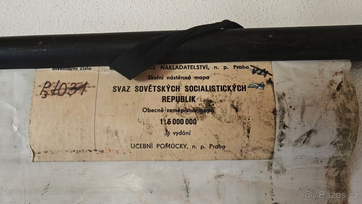 Školní mapa SSSR - 10