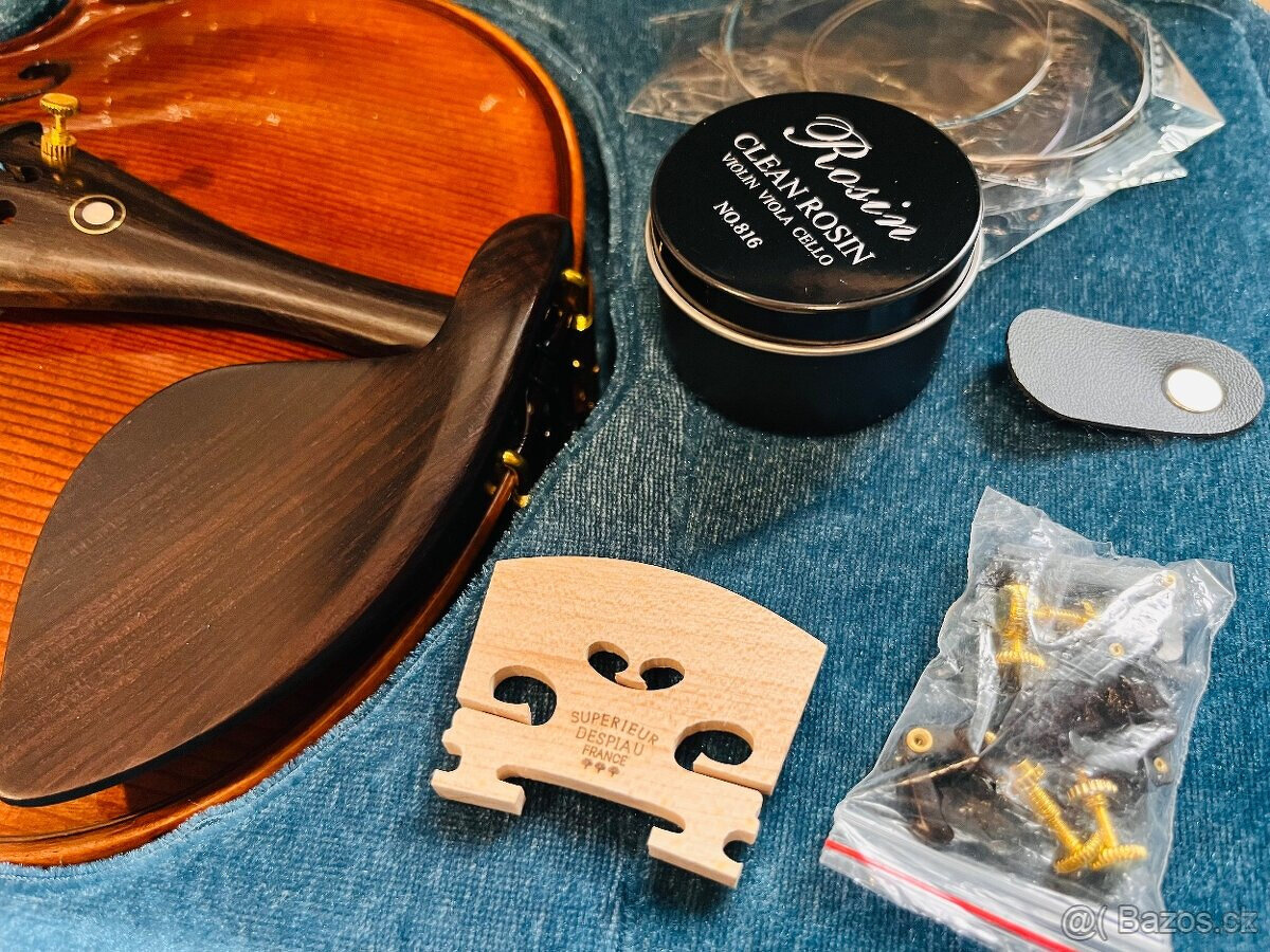 Predám husle, 4/4 husle: "Braun Bird T012", model Stradiva - 10