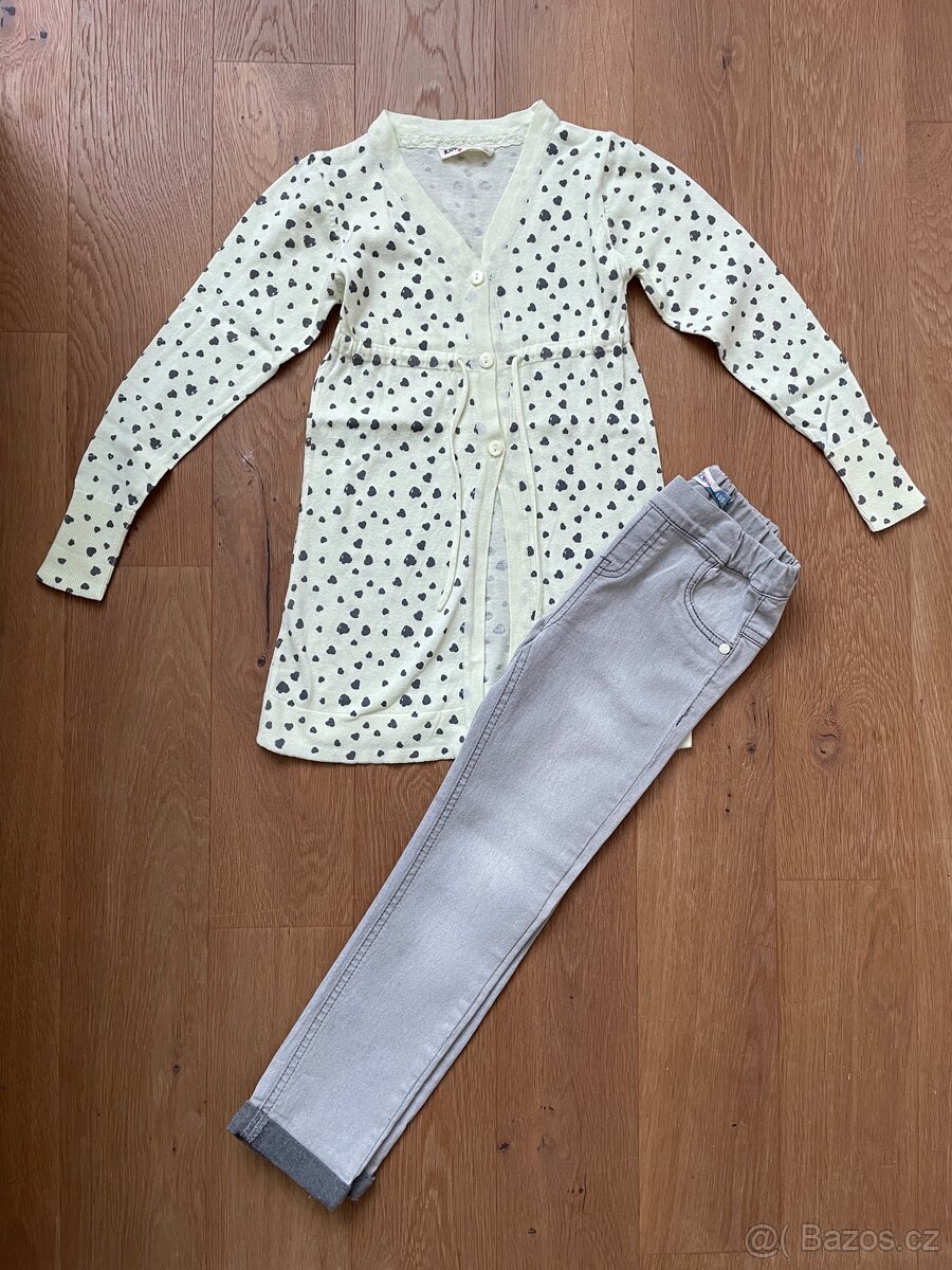 Oblečení pro holku 110 - 110/116 - bundy/šaty/trička/kalhoty - 10