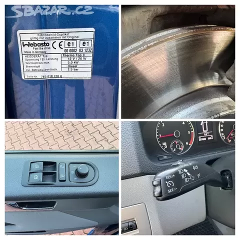 VW Multivan T5 2.0 TDI 103kW,7.sedadel,Webasto,Tažné,1.Majit - 10