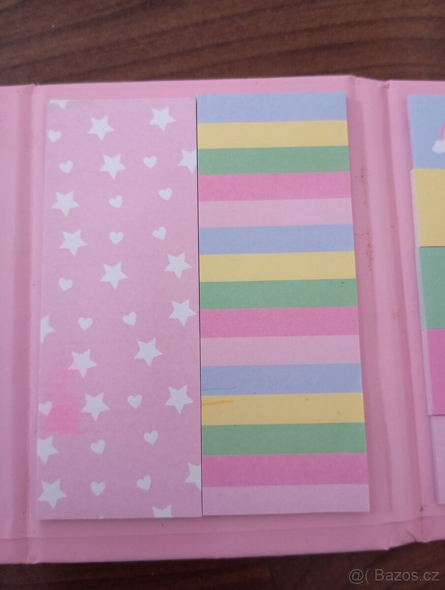 Dětská dívčí sada - deníčky, omalovánky pastelky - 10