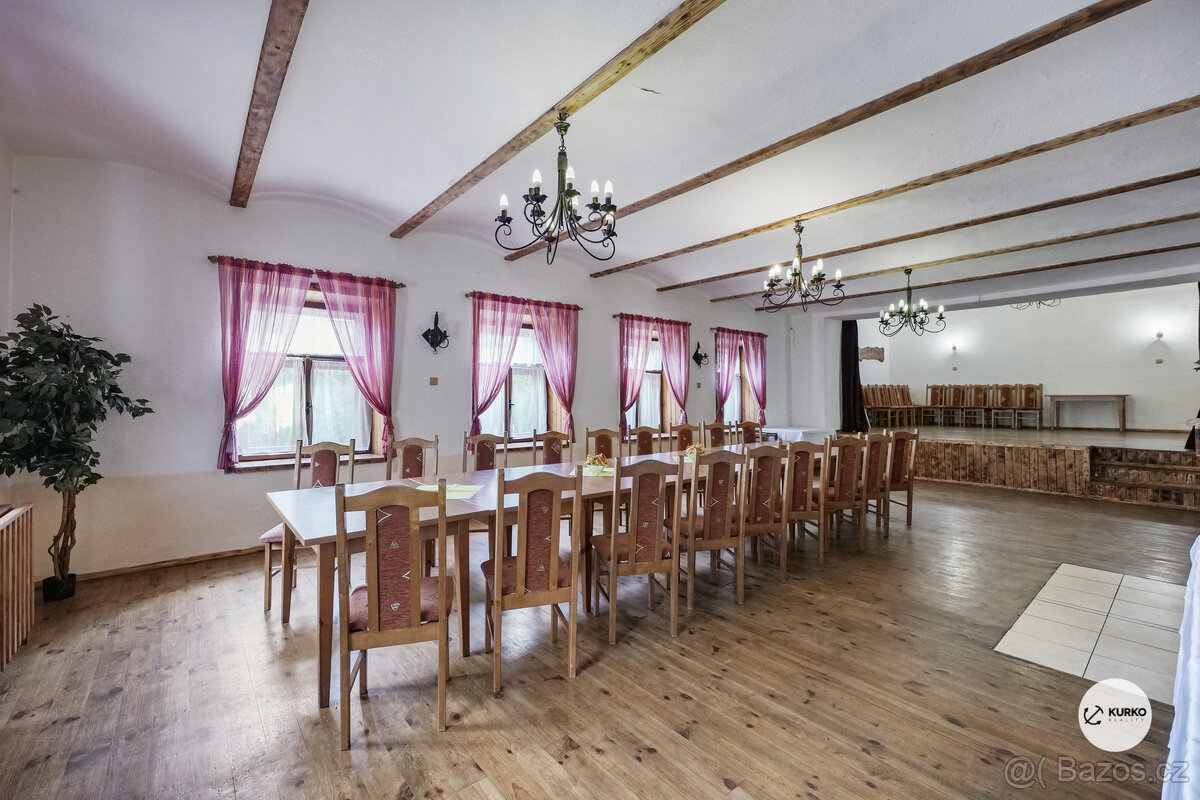 Penzion s restaurací v obci Guty s pozemkem 3170 m2 - 10