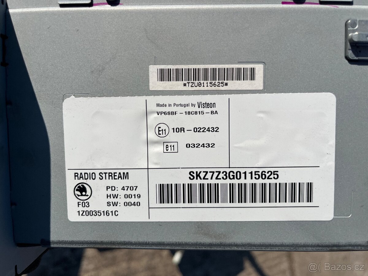 Díly Octavia 2 Rádio mp3 světla xenon jednotka rezerva - 10