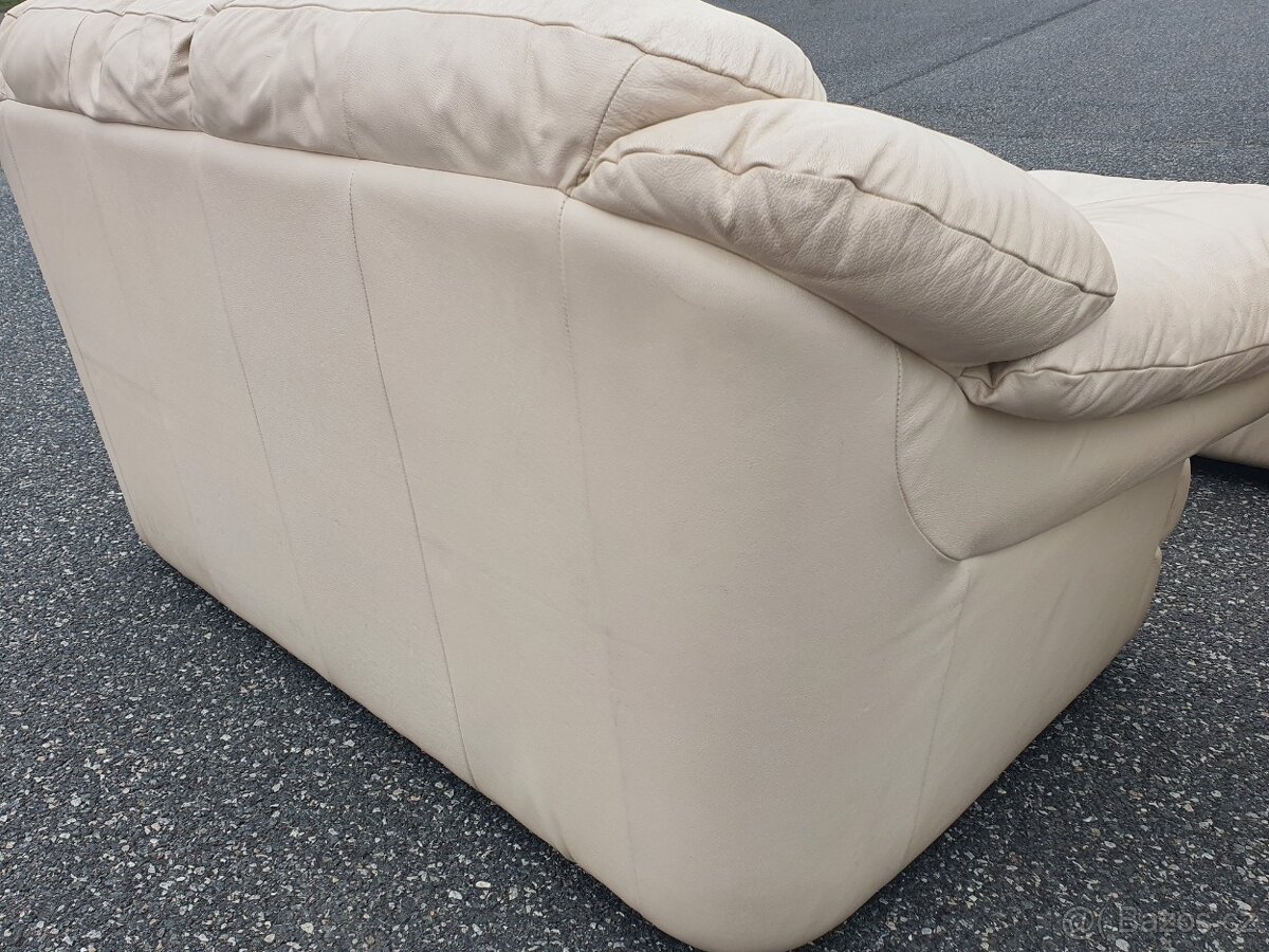 luxusní KOŽENÁ sedačka – DOPRAVA - 10