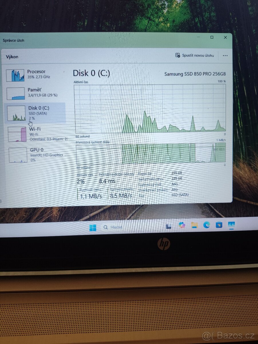 Výkonný notebook HP ProBook 450 v pěkném stavu - 10