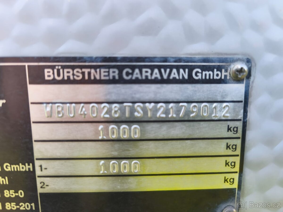 Burstner 400 FUN, předstan, 100km/hod, zateplený - 10