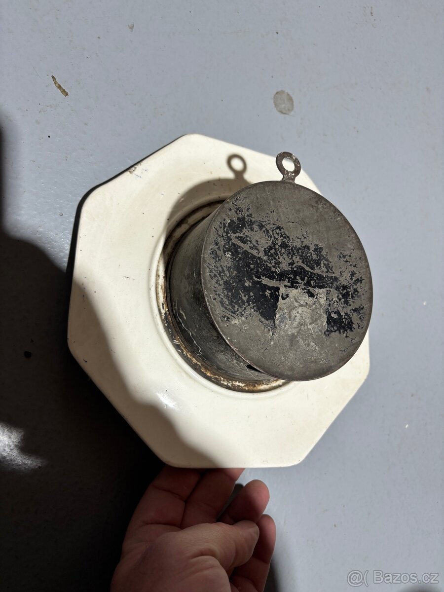 Staré porcelánové hodiny - 10