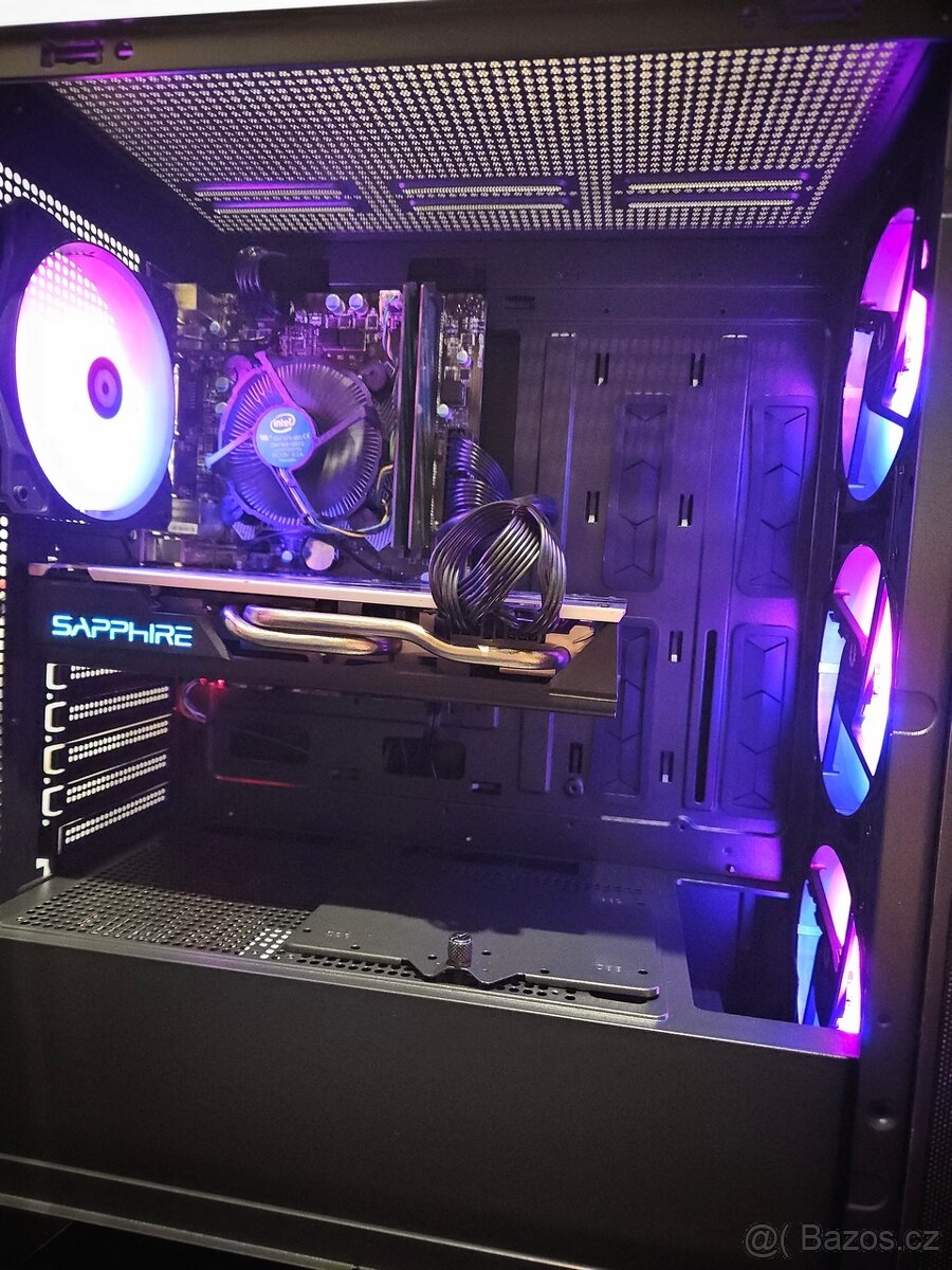 Herní PC Core i5|RX580|16GB RAM|1TB SSD|ARGB|WiFi+BT - 10