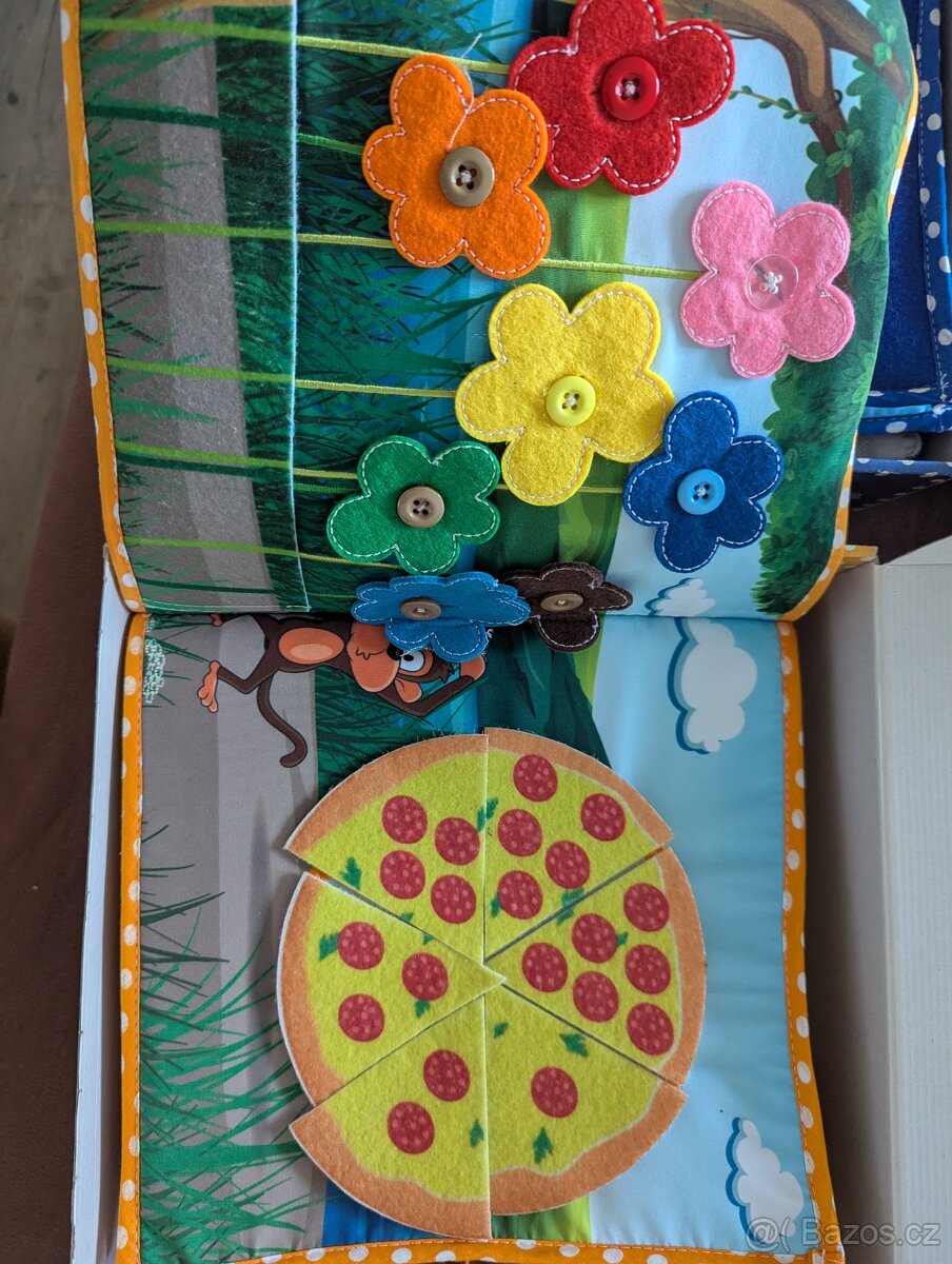 Quiet book - interaktivní kniha - 10