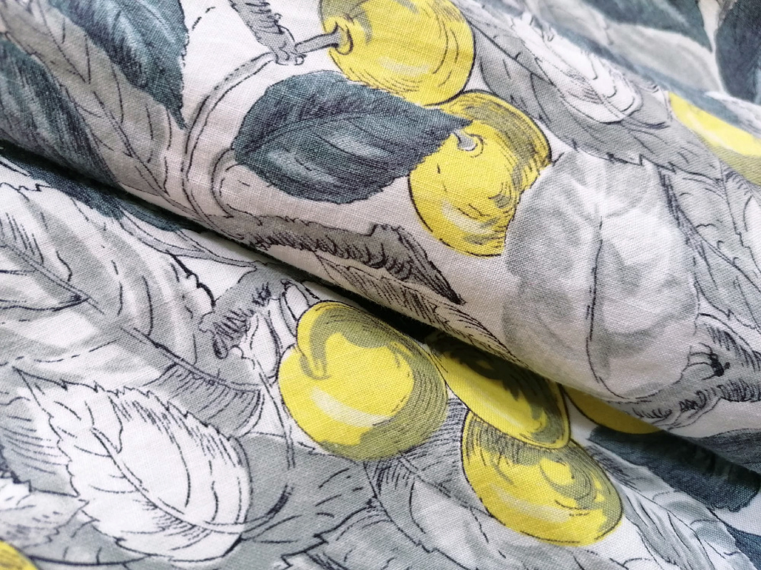 Vintage bavlněné šaty s třešněmi - 10