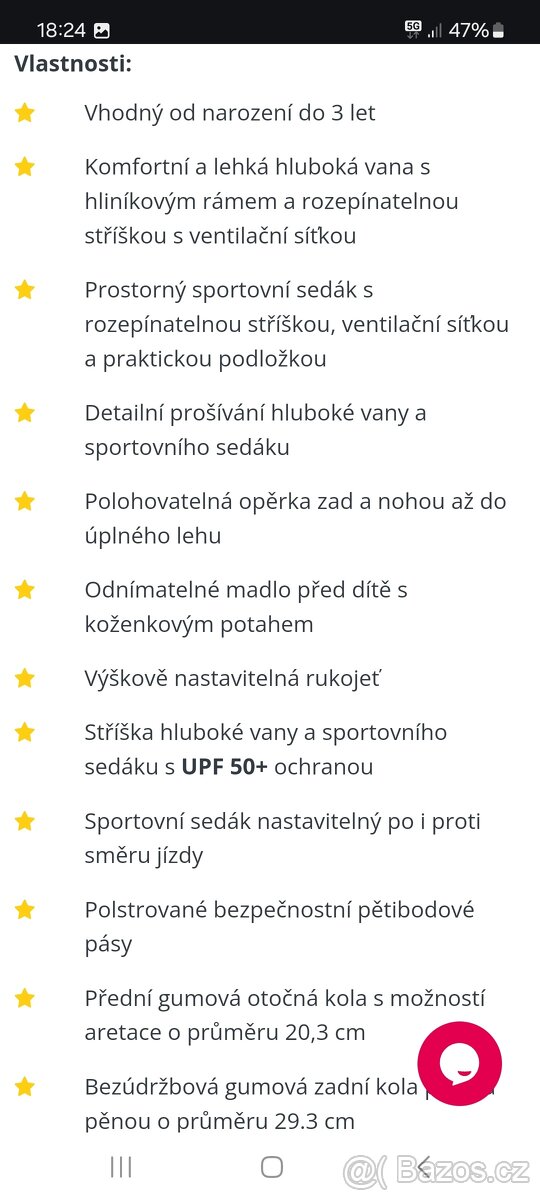 Kombinovaný kočárek Moon - 10