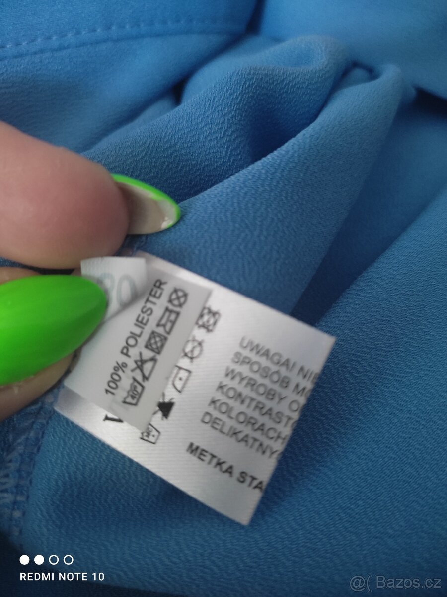 Ľahučké splývavé midi šaty s opaskom - 10