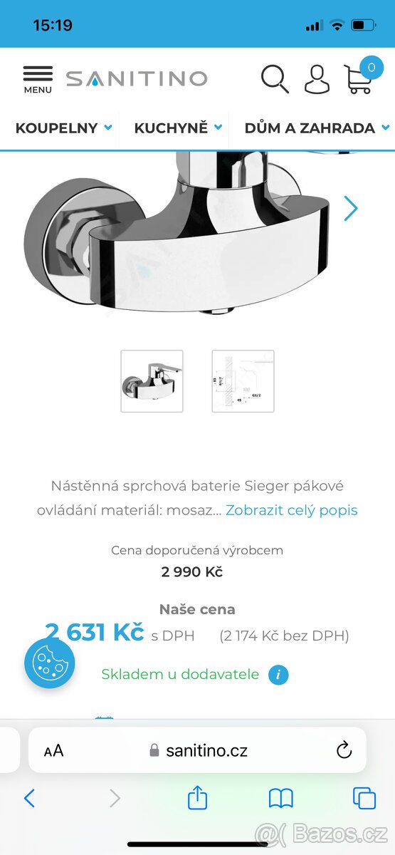 Sprchová baterie Bruckner - 10