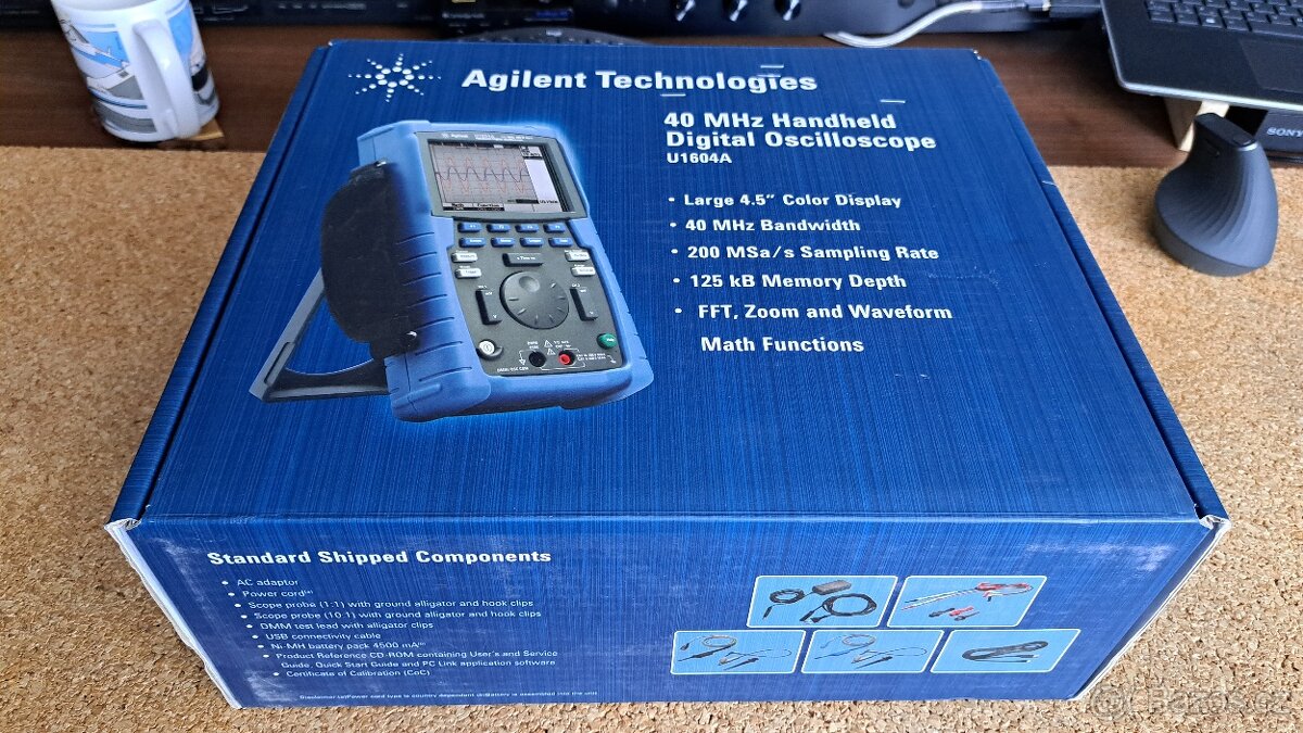 Agilent (Keysight) U1604A 40MHz, 2 kanálový digi osciloskop - 10