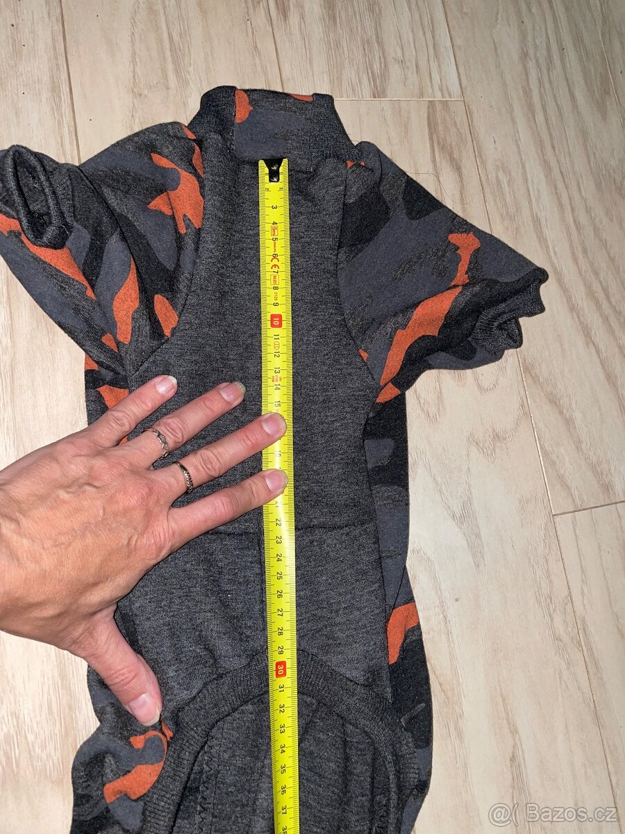 Maskáčový overal pro psy teplá bavlna mikina 48cm - 10