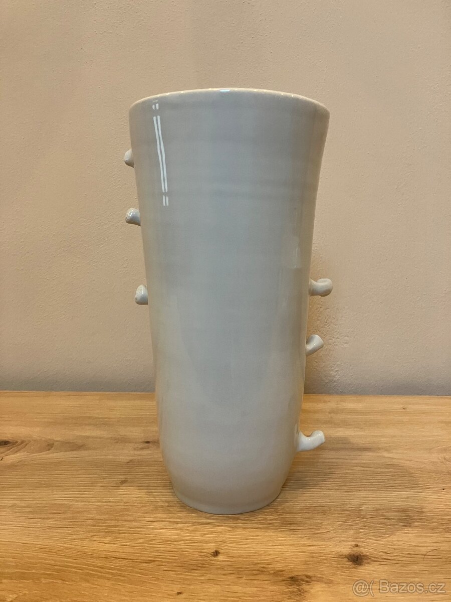 Ručně točená porcelánová mísa a váza Jany Molovčákové-Marešo - 10