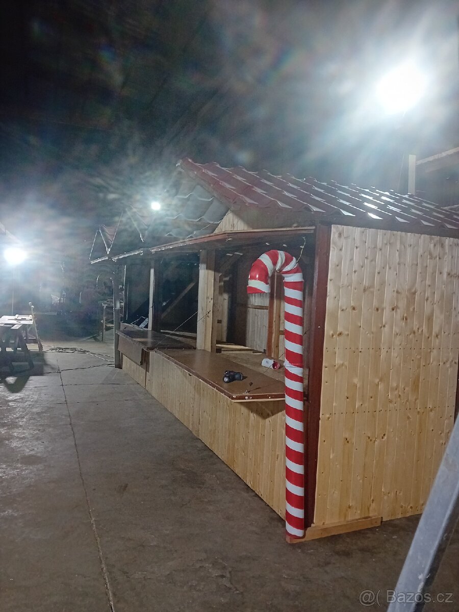 Prodejní stánky – dřevěné boudy | SET 7 ks - 10