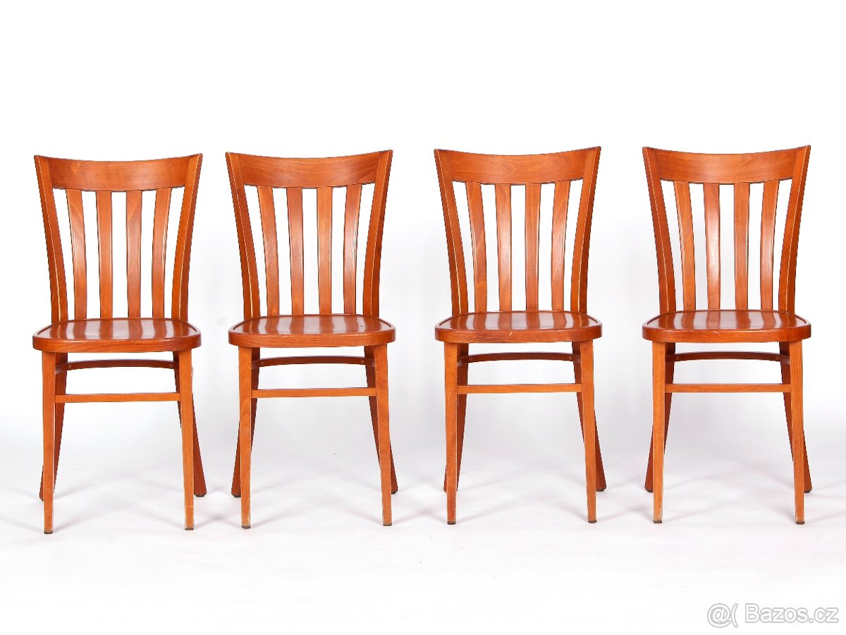 Celodřevěné značkové židle TON, buk 24 ks - 10