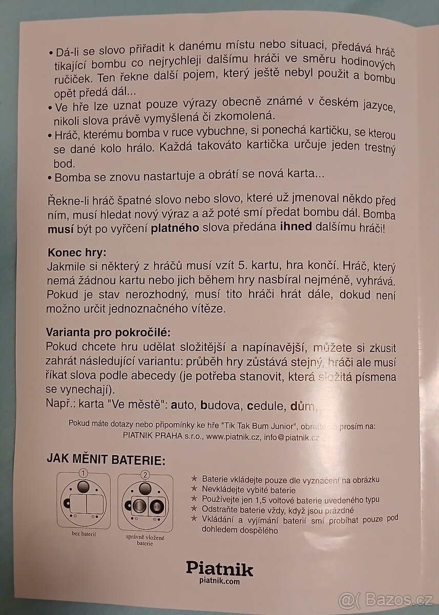 Hra Tik Tak BUM - Junior - 10