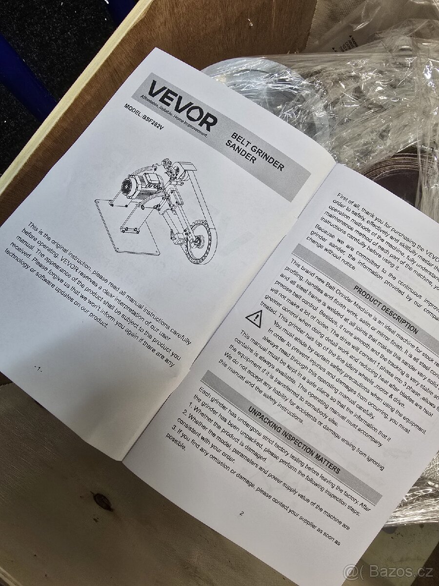 Pásová bruska na kov 1500w - 10