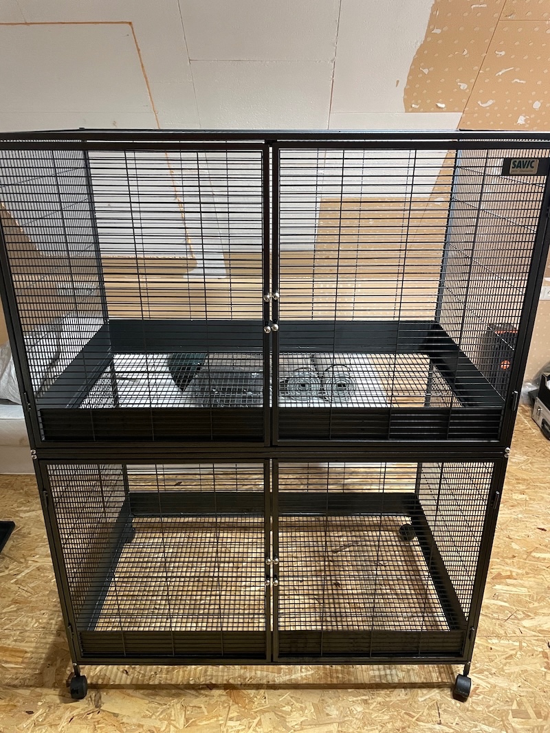 Dvoupatrová klec pro drobná zvířata - 10