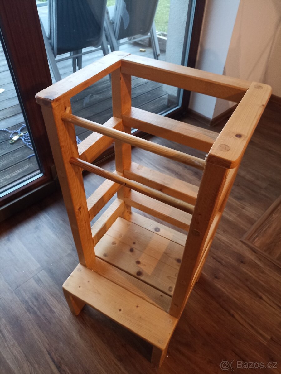 Dětská dřevěná rostoucí židle - 10