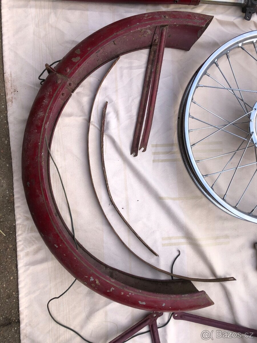 Jawa 250 pérák FJ 1947 s platnými bílými doklady - 10