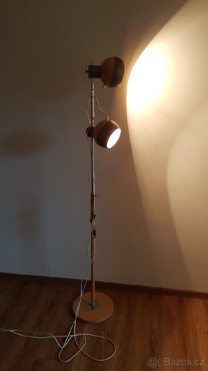 Retro stojací lampa Drukov T400/2 - 10