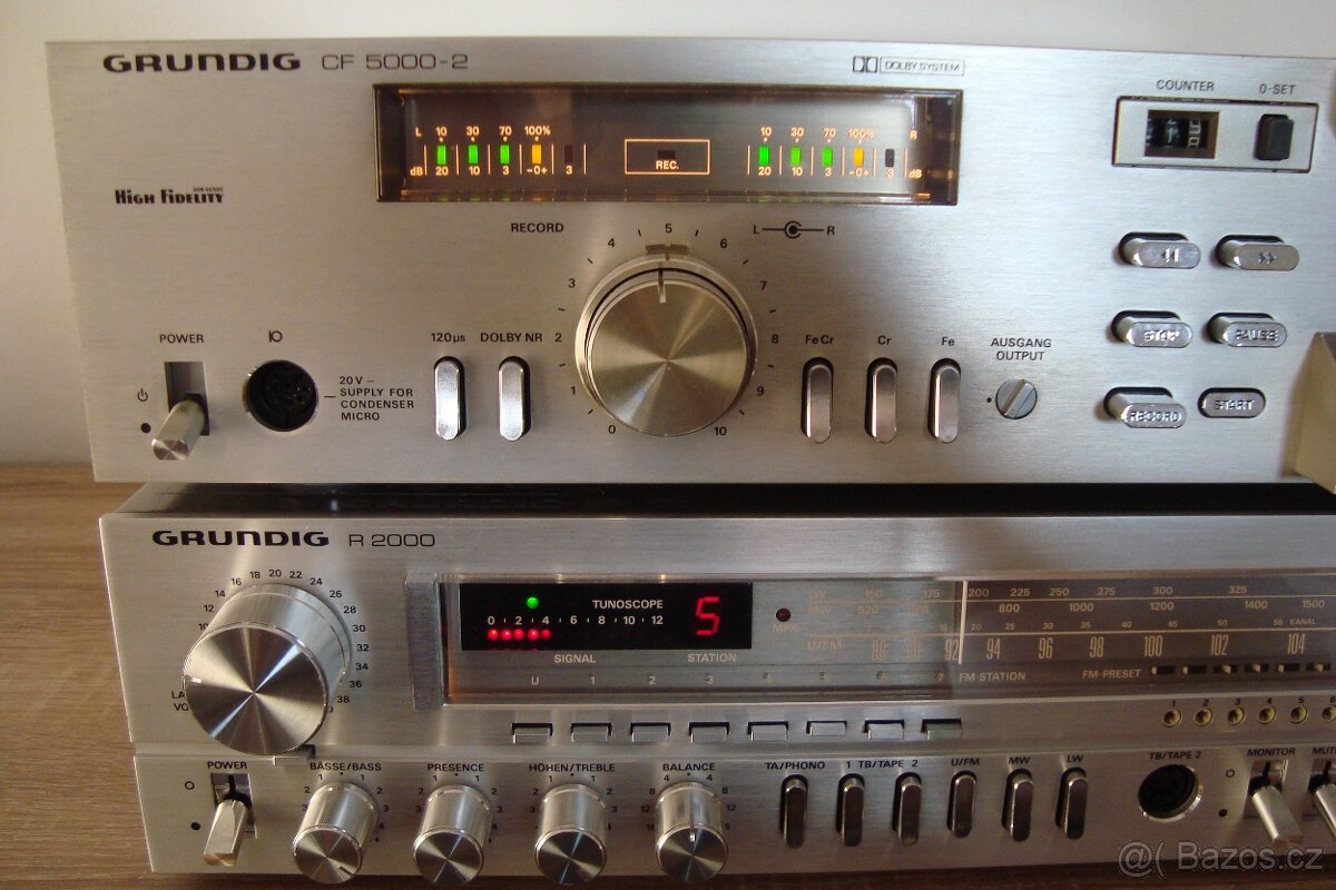 Grundig receiver + hi-fi tape deck - 10