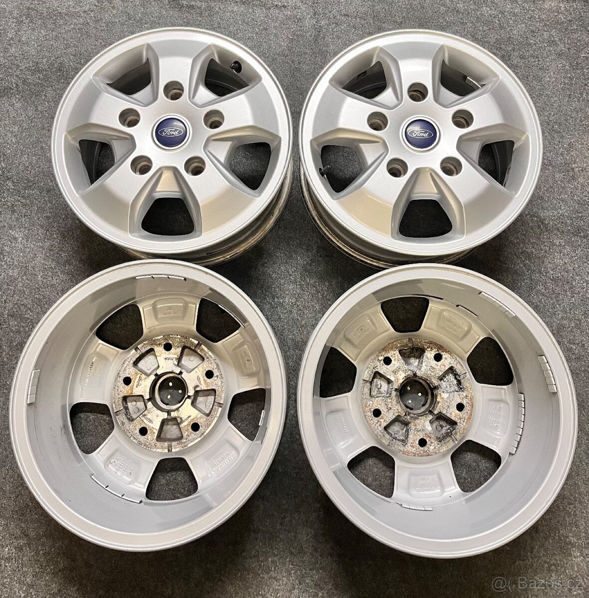 Transit Ford originál alu disky - TOP STAV - senzory - 10