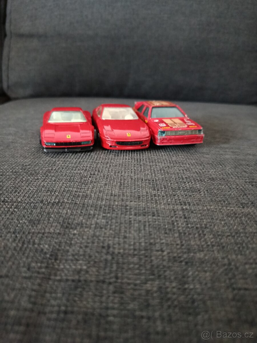 BBURAGO FERRARI, AUDI + CORGI SAAB, BMW A TRANSIT - 10