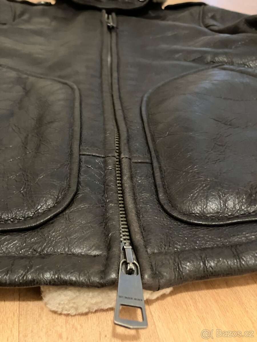 Kožená damská bunda Burbery - 10