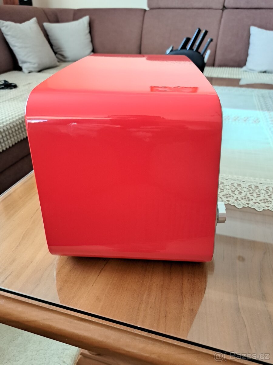 Rádio Philips ORD7100R/00, červená farba, "retro" - 10