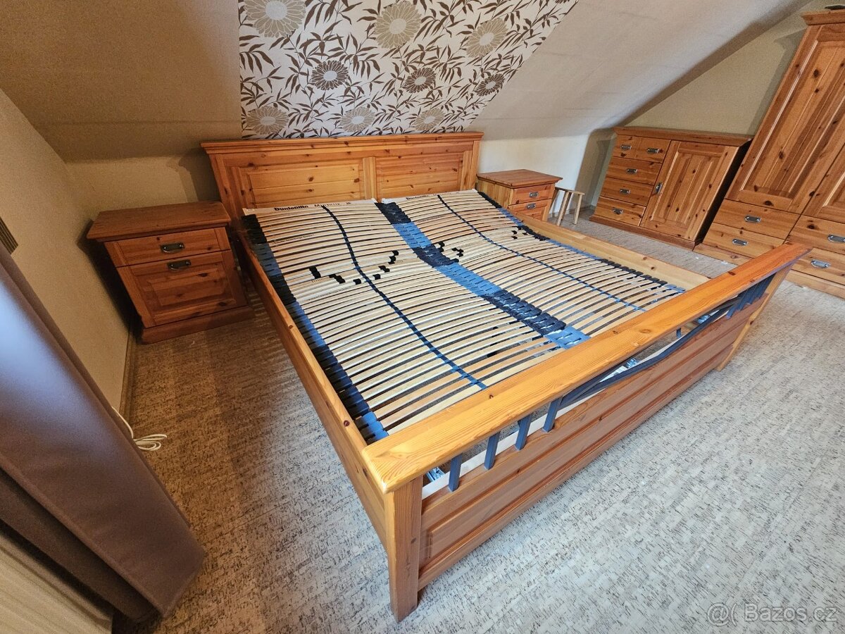 Jitona Malta ložnice 2 x komoda Celodřevěná - 10