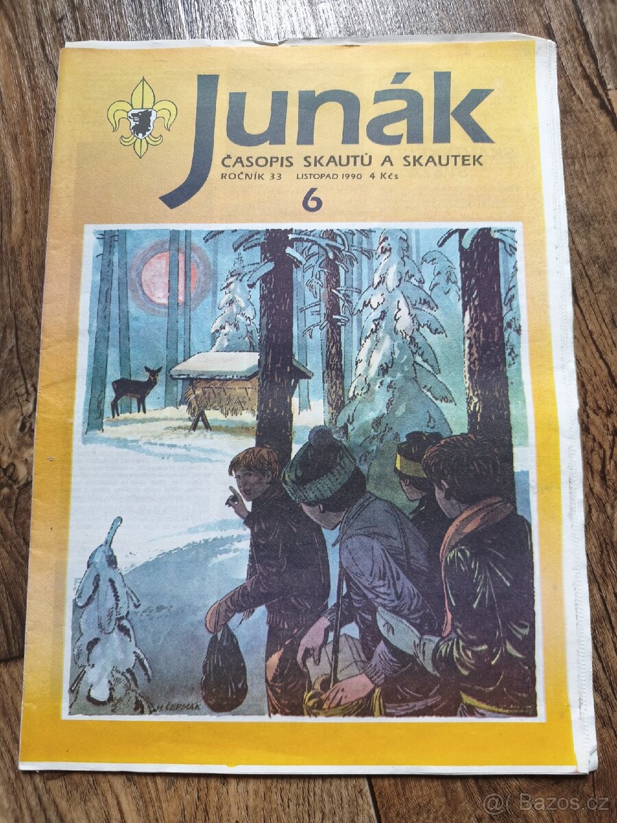 Časopis Mladý hlasatel a Junák 1990, 8ks - 10