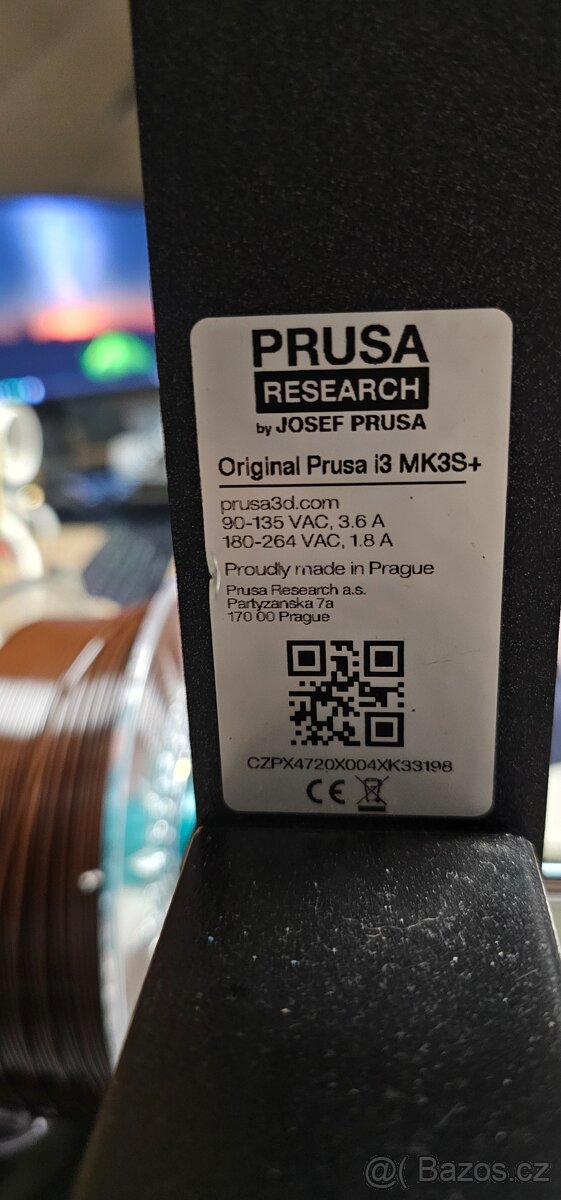 3D tiskárna Prusa MK3S+ s MMU3 - 10